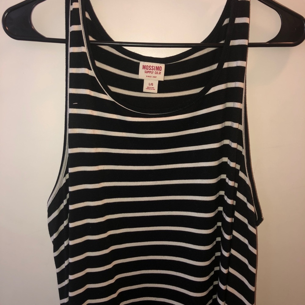 B&W Tank Top Dress